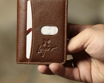 Minimalist and Unique Handmade Leather Wallet for Men