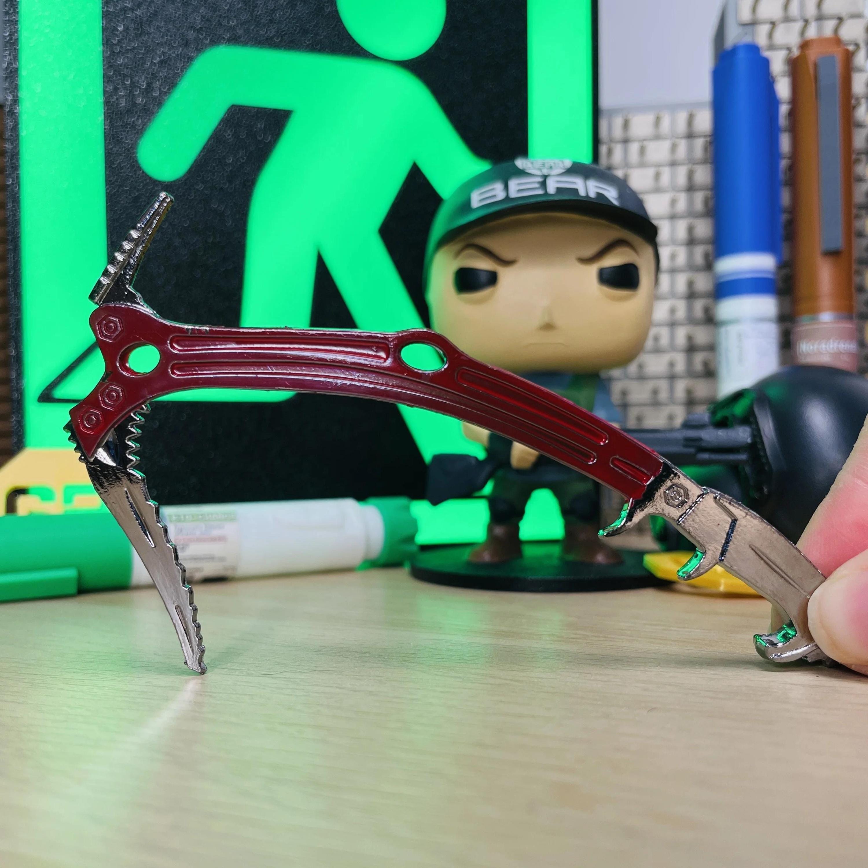 Red Rebel Ice Pick Keyring Replica Escape From Tarkov Inspired