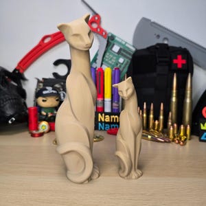 Escape From Tarkov Cat Figurine Replica – 3D Printed Loot Prop for Cosplay, Gaming Displays & Unique Gifts for Hardcore EFT Fans