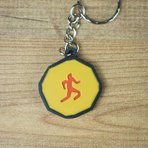 Llavero de la Marca de la Gracia de RuneScape, inspirado en la agilidad de OSRS, regalo para jugadores de rol, accesorio de ficha de la Gracia de Gielinor, amuleto de videojuego