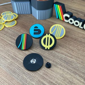 Arc Raiders fanart-pinset gamerbadge voor jassen en rugzakken Sci-Fi survivalgame-tokens Cred en Raider-munten Cadeau voor gamers 4 st