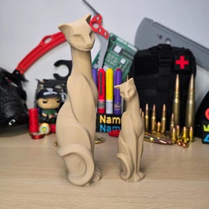 Escape From Tarkov Cat Figurine Replica – 3D Printed Loot Prop for Cosplay, Gaming Displays & Unique Gifts for Hardcore EFT Fans