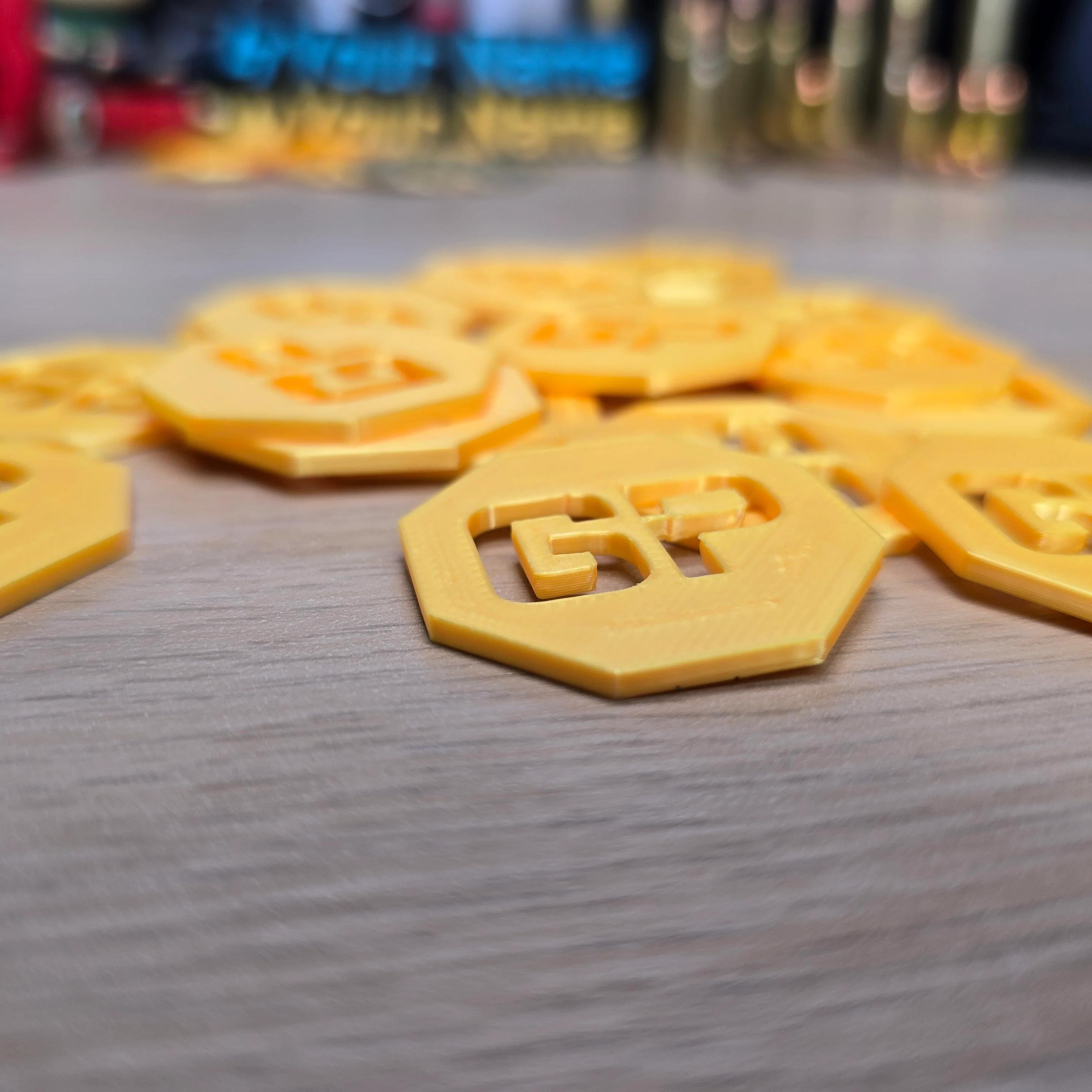 Gold GP Coin 10 Pack Tarkov Inspired Barter Item Gamer Gift for