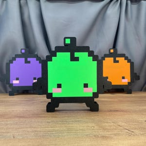 Junimo LED-Leuchtkasten, von Stardew Valley inspirierte Schreibtischlampe, gemütliches Spielzimmerdekor, ästhetisches Waldgeist-Nachtlicht, Gamer-Geschenk für sie und ihn