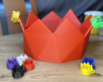RuneScape Party Hat Replica Wearable OSRS Collectible in Classic Colours 3D Printed Gamer Display Cosplay Prop or Nostalgic Fan Gift