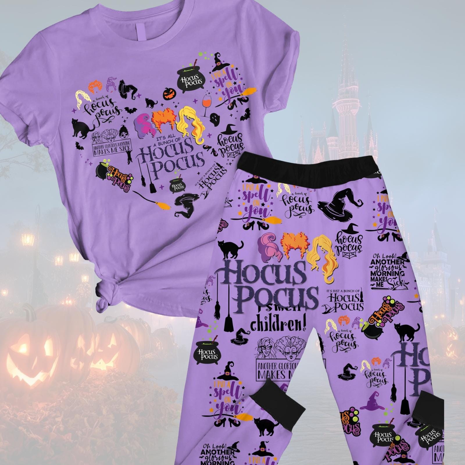 Pajama Shorts Walmart Hocus Pocus Pajamas Hocus Women Pajamas