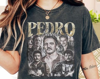 Vintage Pedro Pascal Comfort Colors Shirt, Funny Pedro Pascal Tee, Pedro Pascal Fans, Pedro Pascal Movie Shirt, Gift For Fan Unisex Tee