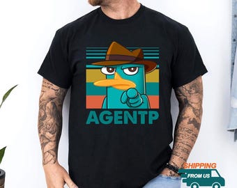 Perry The Platypus Shirt, Phineas and Ferb T-shirt, Cute Phineas And Ferb Sweatshirt, Disney Gift, Gift For Kids