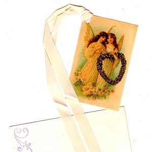 Biglietto fatto a mano / Decorazione pasquale / Buono regalo, Angeli, Pace Speranza Amore
