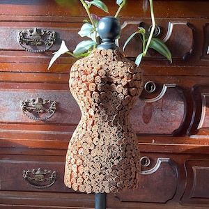 Vintage Miniature Mannequin Display Piece, Jewelry Holder, Home Accent Item