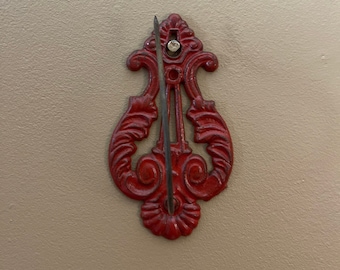 Red Cast Iron String Holder made in the USA