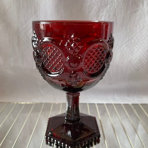 Anchor Hocking Ruby 1876 Cape Cod for Avon