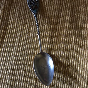 1800‘S Ornate Enameled Victorian Souvenir Sterling Silver  with H Louis engraved