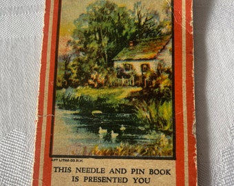 National Life and Accident Insurance Company Customer Courtesy Ad with Free Sewing Needles