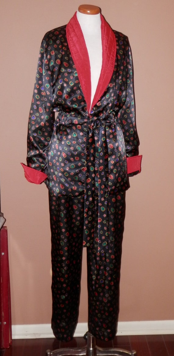 Bichon by Sara Edwards Sleepwear, Smoking Jacket,