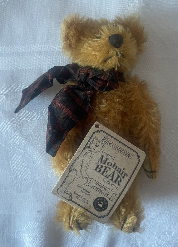 Maddison L Bearington Mohair Stuffed Jointed Bear, Boyds Bear
