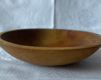 Antique Munising Primitive, Rustic, Farm House Chic, Cottage Chic Hand made Wood Dough Bowl