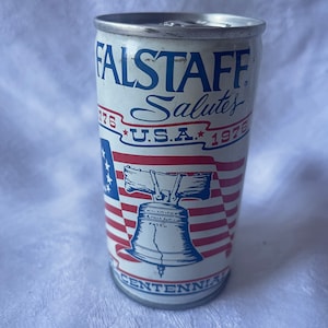 Falstaff Beer Can Saluting The USA Bi-Centenial 1776-1976