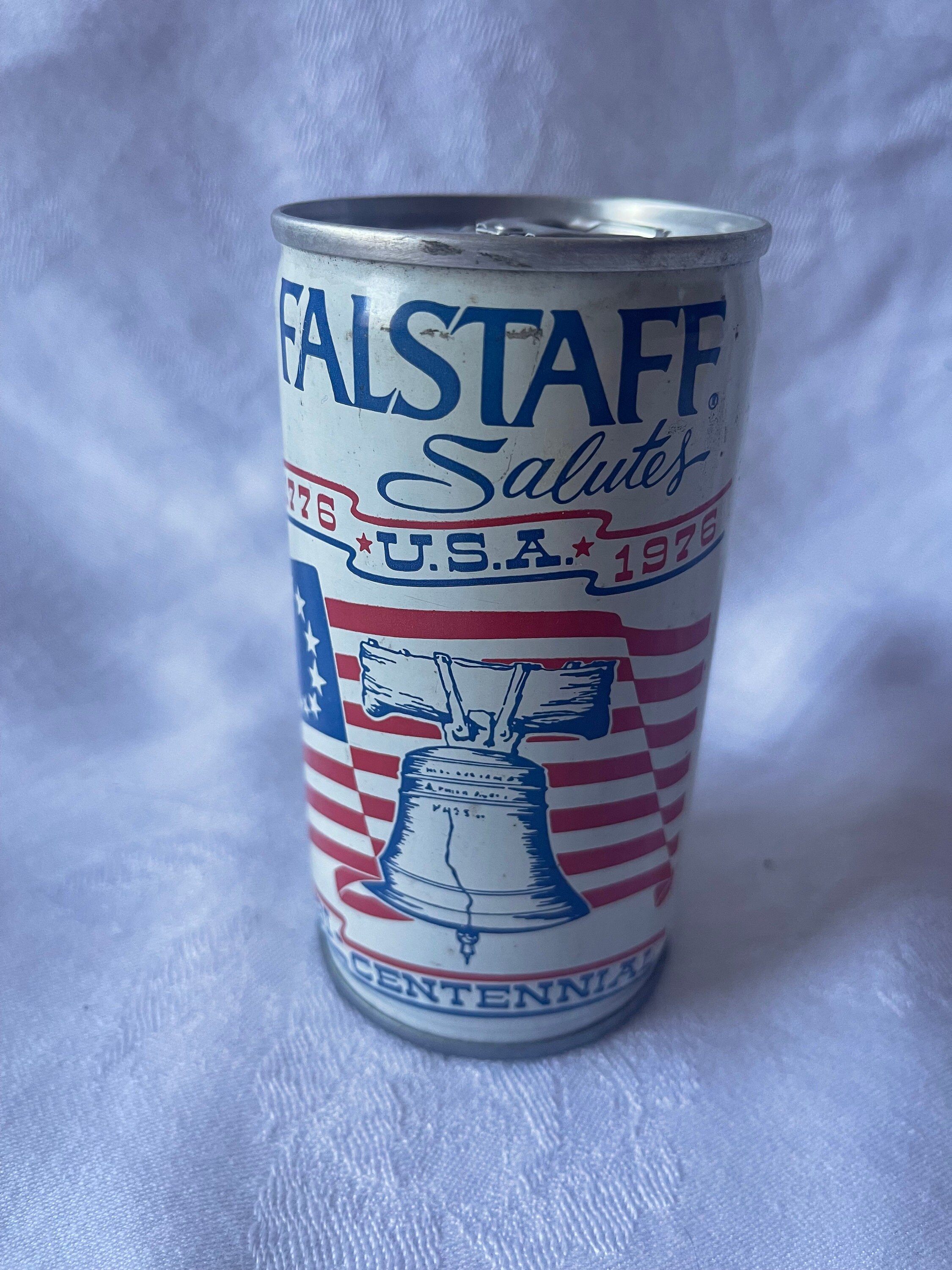 アメリカン ビンテージ 空き缶 FALSTAFF Falstaff Beer Can Saluting the USA Bi-centenial 1776-1976 - Etsy