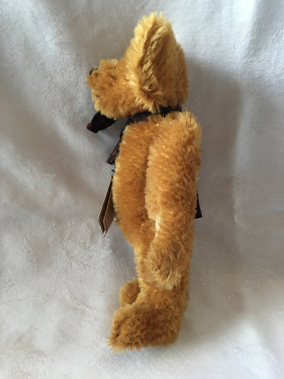 Carter M Bearington Mohair Stuffed Jointed Bear, Boyds Bear