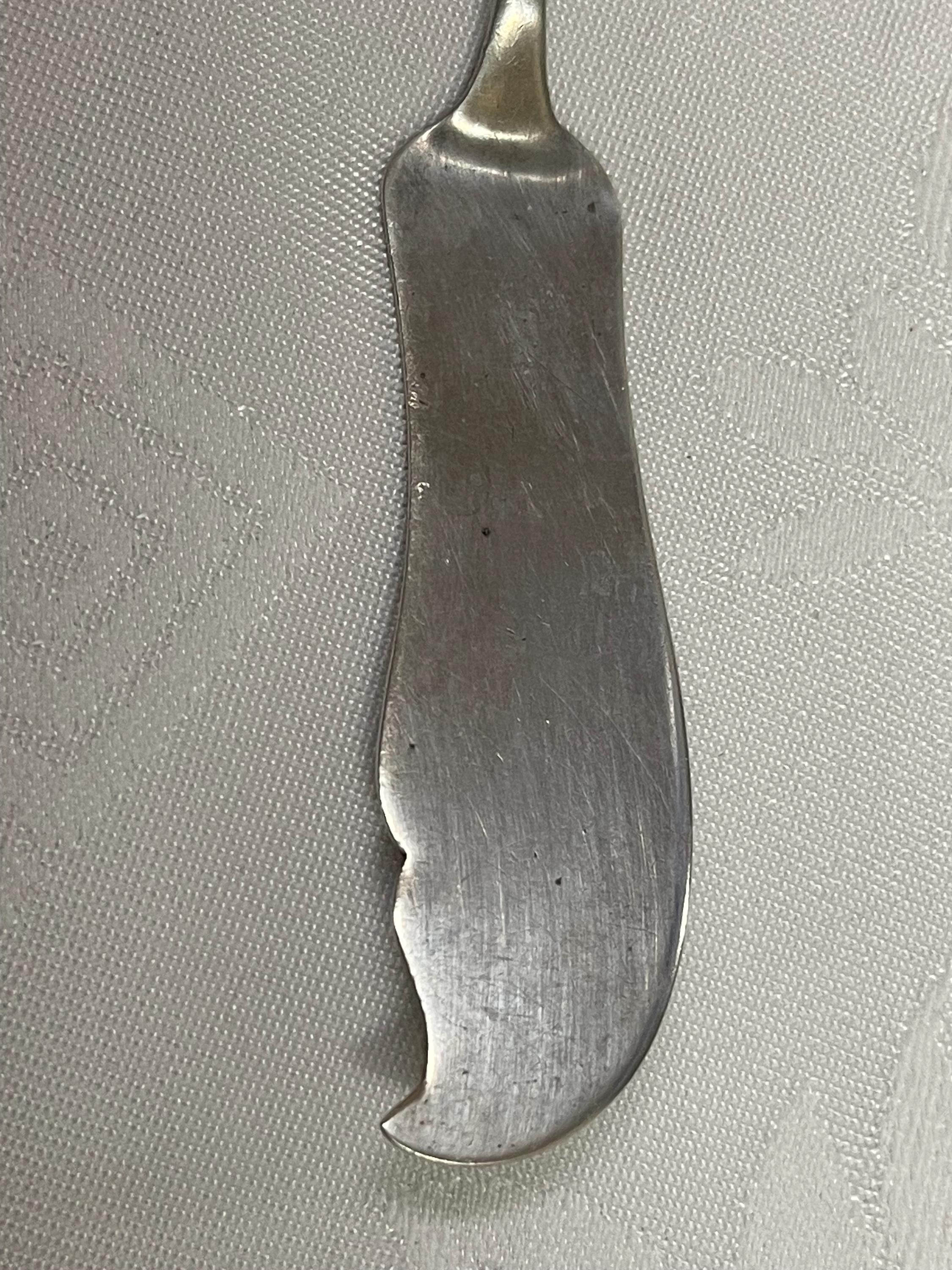 Antique Sterling Silver Butter Knife / Spreader by Chippendale Old