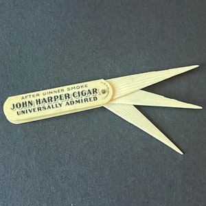 MUY RARE Celuloide Cigarro Herramienta de Dibujo / Tabaco / Cigarro Coleccionable / Anuncio de Cigarros