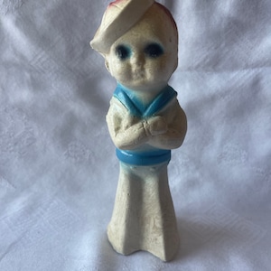 Vintage Carnival Chalkware Sailor Boy, Early in Style