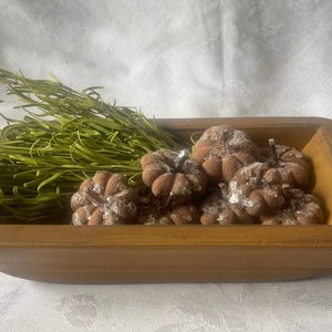 Primitive Reproduction Wooden Trench  Bowl / Dough Bowl , Kitchen Decor, Table Decor, Centerpiece, Cottage Chic, Farmhouse Look