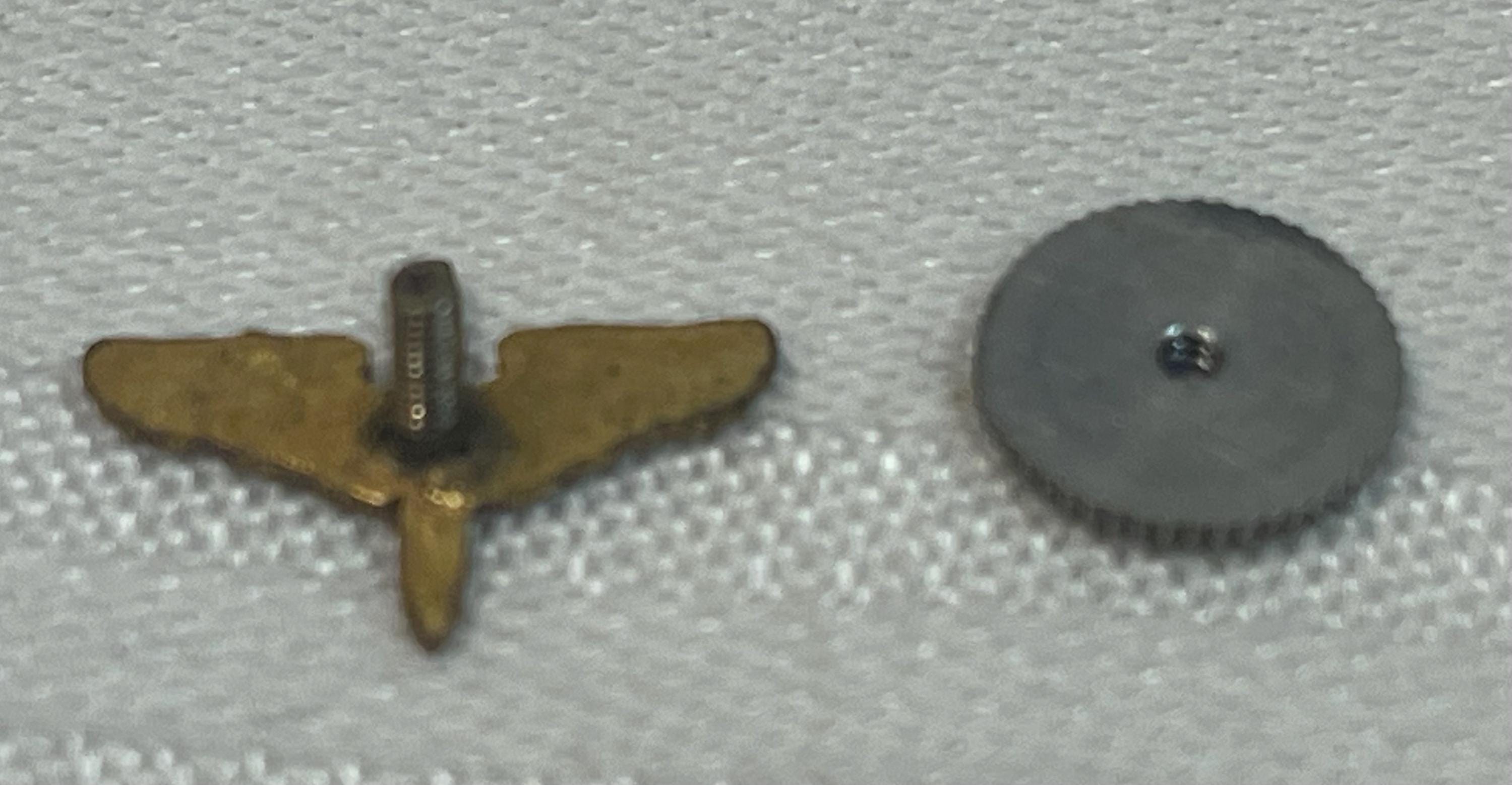 WWII US Army Air Force Prop and Wings Cadet Cap Insignia Pin - Etsy