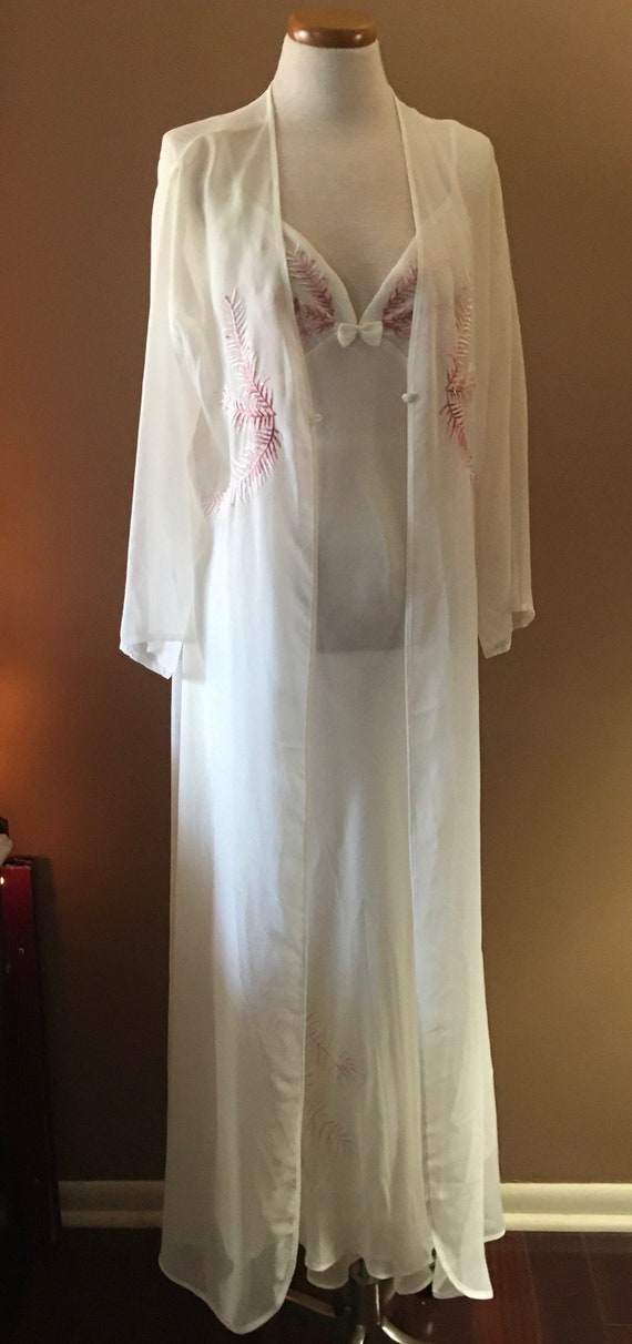 Cerie Peignoir, Bridal Sleepwear, Trousseau size M