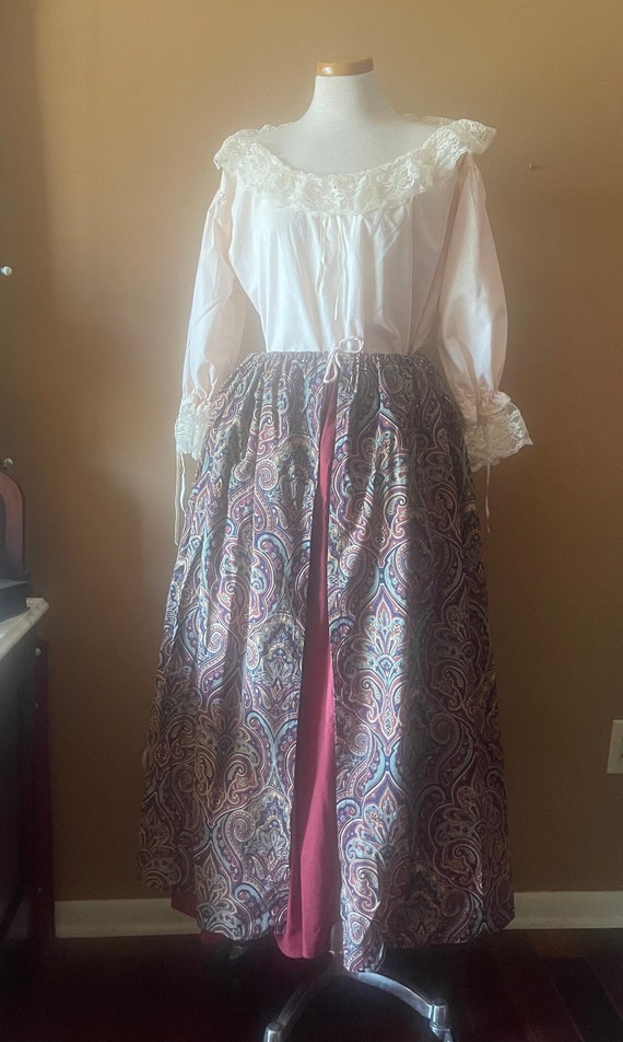 2 Piece Colonial, Renaissance, Reinactmnent Skirt 
