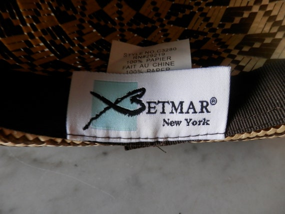 Unisex Woven Paper Betmar Hats of New York - image 7