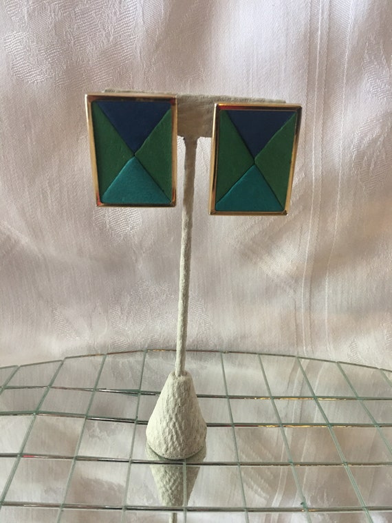 Vintage Leather Inlay Mid Century