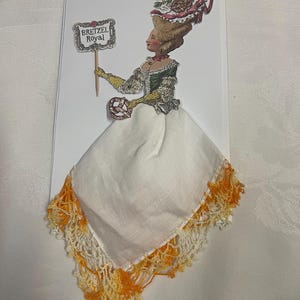 Blanko für alle Anlässe / Taschentuch Karte / Danke / Geschenk Karte / Get WellCard / Willkommen Frühling / Ostern Karte / Hand Gehäkelt