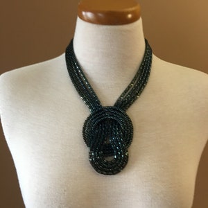 Vintage Phosphorus Brand Fashion Necklace. 1990’s Fashion Statement Jewelry