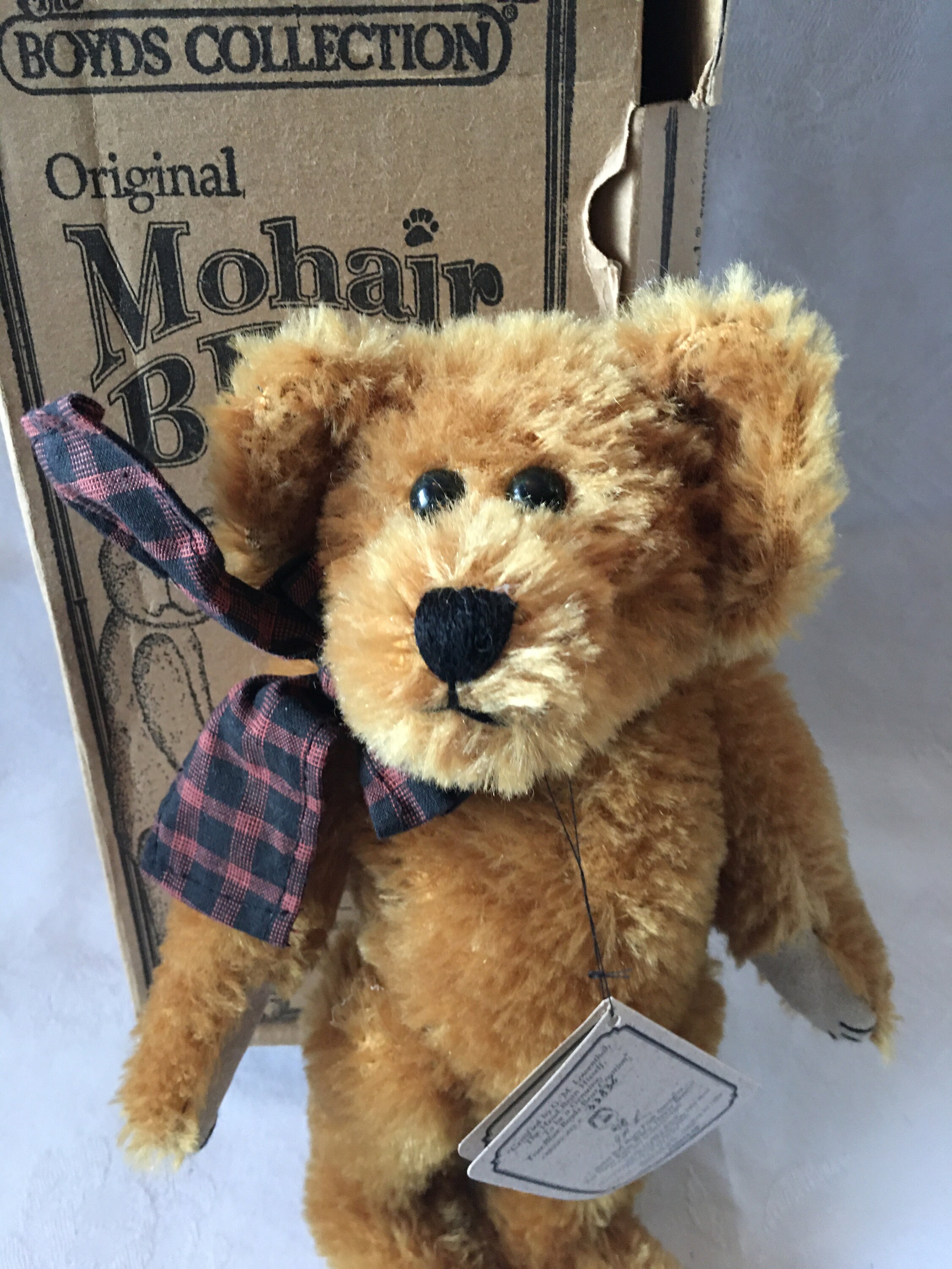Carter M Bearington Mohair Stuffed Jointed Bear, Boyds Bear Collection  Vintage Hand Sewn Limited Edition in Storage Box. - Etsy
