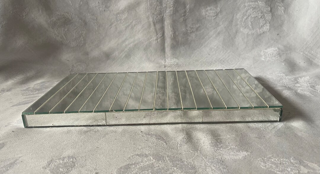 Handmade Cut Mirror Tile Riser, Display Stand, or Centerpiece by Heide ...