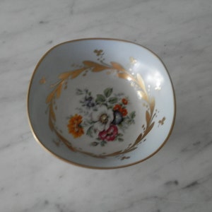 Vintage Limoge Porcelain Footed bowl or Candy Dish