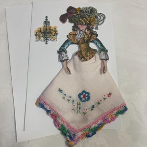 Blanko Karte für alle Anlässe / Taschentuch Karte / Dankeschön / Geschenkkarte / Get WellCard / Willkommen Frühling / Osterkarte