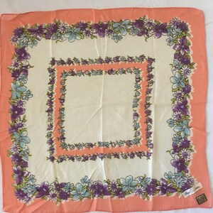 Vintage Hankie Never Used 1940’s Floral Design by Kimball