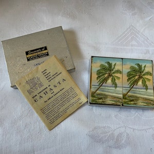 Souvenir des cartes à jouer à revêtement plastique de Floride