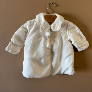 Antique Edwardian Baptism/ Christening Embroidered Smocked Coat