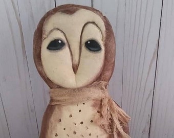 Primitive Owl sewing pattern great for fall shows or home decor