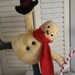 Primitive Sewing Pattern Snowman "Thumpity, Thump, Thump"