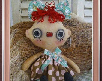 Primitive Baby Annie doll pattern PDF