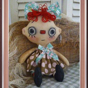 Primitive Baby Annie doll pattern PDF