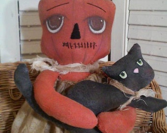 Primitive Fall patternPunkin Pie and Boo Boo kitty is easy peasy to make.