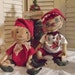 Primitive Christmas Elf PDF pattern instant download Owen and Oliver from Old Bag Designs