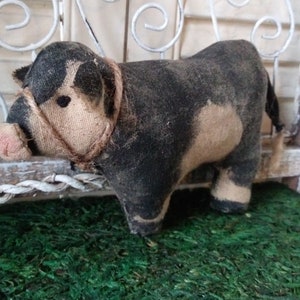 Primitive Muster Baby Moo ist das süßeste kleine Kuh Muster.