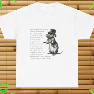 Navy Seal Copypasta Rat T-Shirt, Meme Shirt, Funny Shirt, Internet Shirt